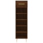 vidaXL Scarpiera Rovere Marrone 30x35x105 cm in Legno Multistrato