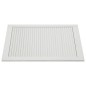vidaXL Anta a Lamelle in Legno Massello di Pino Bianca 61,5x39,4 cm vidaXL Anta a Lamelle in Legno Massello di Pino Bianca 61,5x39,4 cm