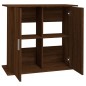 vidaXL Supporto Acquario 81x36x73 cm Legno Multistrato Rovere Marrone vidaXL Supporto Acquario 81x36x73 cm Legno Multistrato Rovere Marrone