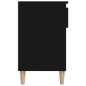 Scarpiera Nera 102x36x60 cm in Legno Multistrato Scarpiera Nera 102x36x60 cm in Legno Multistrato