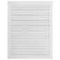 vidaXL Ante a Lamelle 4 pz Legno Massello di Pino Bianche 61,5x39,4 cm vidaXL Ante a Lamelle 4 pz Legno Massello di Pino Bianche 61,5x39,4 cm