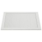 vidaXL Ante a Lamelle 4 pz Legno Massello di Pino Bianche 61,5x39,4 cm vidaXL Ante a Lamelle 4 pz Legno Massello di Pino Bianche 61,5x39,4 cm