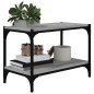 Mobile TV Grigio Sonoma 60x33x41 cm Legno Multistrato e Acciaio Mobile TV Grigio Sonoma 60x33x41 cm Legno Multistrato e Acciaio