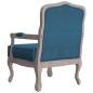 vidaXL Poltrona Blu 64x64x90 cm in Velluto vidaXL Poltrona Blu 64x64x90 cm in Velluto