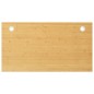 vidaXL Piano Scrivania 100x60x1,5 cm in Bambù vidaXL Piano Scrivania 100x60x1,5 cm in Bambù
