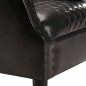 vidaXL Poltrona a Pozzetto Nera 62x58x65 cm in Vera Pelle vidaXL Poltrona a Pozzetto Nera 62x58x65 cm in Vera Pelle