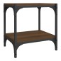 Mobile TV Rovere Marrone 40x33x41cm Legno Multistrato e Acciaio Mobile TV Rovere Marrone 40x33x41cm Legno Multistrato e Acciaio