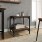 Mobile TV Rovere Marrone 40x33x41cm Legno Multistrato e Acciaio Mobile TV Rovere Marrone 40x33x41cm Legno Multistrato e Acciaio