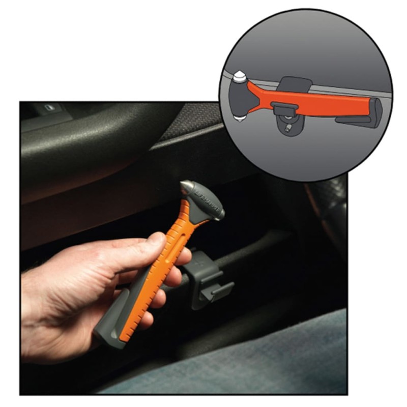Lifehammer Martello di Emergenza per Auto Plus Arancione Lifehammer Martello di Emergenza per Auto Plus Arancione