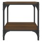 Mobile TV Rovere Marrone 40x33x41cm Legno Multistrato e Acciaio Mobile TV Rovere Marrone 40x33x41cm Legno Multistrato e Acciaio