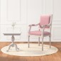 vidaXL Poltrona Rosa 54x59x99 cm Velluto vidaXL Poltrona Rosa 54x59x99 cm Velluto