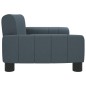 vidaXL Divano per Bambini Grigio Scuro 70x45x30 cm in Tessuto
