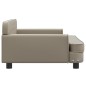 vidaXL Divano per Bambini Cappuccino 90x53x30 cm in Similpelle