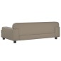 vidaXL Divano per Bambini Cappuccino 90x53x30 cm in Similpelle