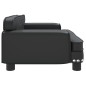 vidaXL Divano per Bambini Nero 70x45x30 cm in Similpelle
