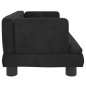 vidaXL Divano per Bambini Nero 60x40x30 cm in Velluto