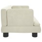 vidaXL Divano per Bambini Crema 60x40x30 cm in Velluto