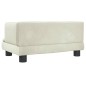 vidaXL Divano per Bambini Crema 60x40x30 cm in Velluto