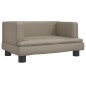 vidaXL Divano per Bambini Cappuccino 60x40x30 cm in Similpelle