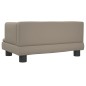 vidaXL Divano per Bambini Cappuccino 60x40x30 cm in Similpelle