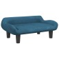 vidaXL Divano per Bambini Blu 70x40x24 cm in Velluto