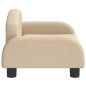 vidaXL Divano per Bambini Crema 50x40x30 cm in Tessuto