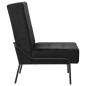 vidaXL Poltrona Relax 65x79x87 cm Nera in Velluto