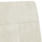 vidaXL Sedia a Sbalzo Bianco Crema in Velluto vidaXL Sedia a Sbalzo Bianco Crema in Velluto