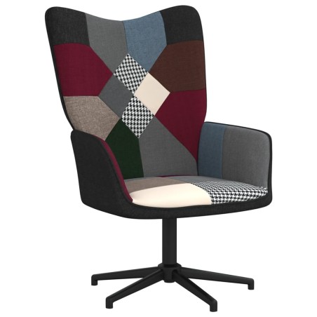 vidaXL Sedia Relax in Tessuto Patchwork