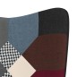 vidaXL Sedia Relax in Tessuto Patchwork vidaXL Sedia Relax in Tessuto Patchwork