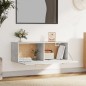 Mobile Pensile Grigio Cemento 100x36,5x35 cm Legno Multistrato Mobile Pensile Grigio Cemento 100x36,5x35 cm Legno Multistrato