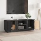 Mobile Porta TV Grigio 110x35x40,5 cm in Legno Massello di Pino Mobile Porta TV Grigio 110x35x40,5 cm in Legno Massello di Pino