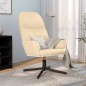 vidaXL Poltrona Relax Bianco Crema in Similpelle vidaXL Poltrona Relax Bianco Crema in Similpelle