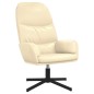 vidaXL Poltrona Relax Bianco Crema in Similpelle vidaXL Poltrona Relax Bianco Crema in Similpelle