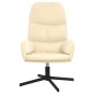 vidaXL Poltrona Relax Bianco Crema in Similpelle vidaXL Poltrona Relax Bianco Crema in Similpelle