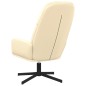 vidaXL Poltrona Relax Bianco Crema in Similpelle vidaXL Poltrona Relax Bianco Crema in Similpelle