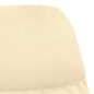 vidaXL Poltrona Relax Bianco Crema in Similpelle vidaXL Poltrona Relax Bianco Crema in Similpelle