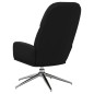 vidaXL Poltrona Rilassante Nera Lucida in Similpelle