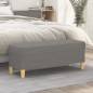 vidaXL Panca Grigio Scuro 100x35x41 cm in Tessuto vidaXL Panca Grigio Scuro 100x35x41 cm in Tessuto