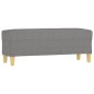 vidaXL Panca Grigio Scuro 100x35x41 cm in Tessuto vidaXL Panca Grigio Scuro 100x35x41 cm in Tessuto