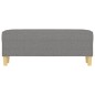 vidaXL Panca Grigio Scuro 100x35x41 cm in Tessuto vidaXL Panca Grigio Scuro 100x35x41 cm in Tessuto