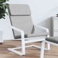 vidaXL Sedia Relax Grigio Chiaro in Tessuto vidaXL Sedia Relax Grigio Chiaro in Tessuto
