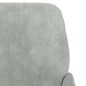 vidaXL Panca Grigio Chiaro 108x79x79 cm in Velluto vidaXL Panca Grigio Chiaro 108x79x79 cm in Velluto