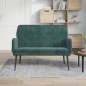 vidaXL Panca Verde Scuro 108x79x79 cm in Velluto vidaXL Panca Verde Scuro 108x79x79 cm in Velluto