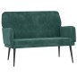 vidaXL Panca Verde Scuro 108x79x79 cm in Velluto vidaXL Panca Verde Scuro 108x79x79 cm in Velluto