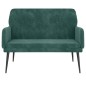 vidaXL Panca Verde Scuro 108x79x79 cm in Velluto vidaXL Panca Verde Scuro 108x79x79 cm in Velluto