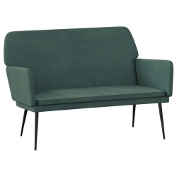 vidaXL Panca Verde Scuro 108x79x79 cm in Velluto