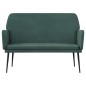 vidaXL Panca Verde Scuro 108x79x79 cm in Velluto vidaXL Panca Verde Scuro 108x79x79 cm in Velluto