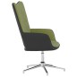 vidaXL Poltrona Relax Verde Chiaro in Velluto e PVC vidaXL Poltrona Relax Verde Chiaro in Velluto e PVC