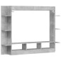 vidaXL Mobile Porta TV Grigio Cemento 152x22x113 cm Legno Multistrato vidaXL Mobile Porta TV Grigio Cemento 152x22x113 cm Legno Multistrato